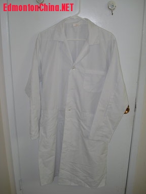 Lab coat (size : s)