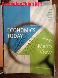 yr1--ECON1110  Economics Today - The Micro View (Custom Ed.)(5th Cdn).