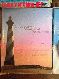 yr1--ACCT1117 introductory managerial accounting,9th Canadian edition