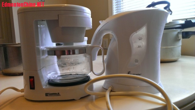 coffee maker and water boilder $10