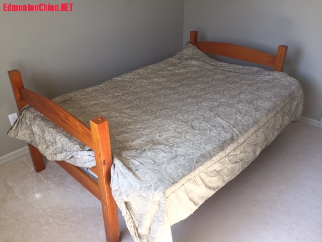 Twin Size Bed,  (mattress not included), $80.JPG